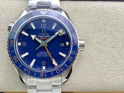 Omega SEAMASTER 600m 43.5mm Coaxial GMT Two-place Time Diving Fake Watch Replica Watch