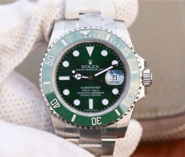 Rolex Submariner 116610 LV Green Ceramic VRF SS Bracelet A2836