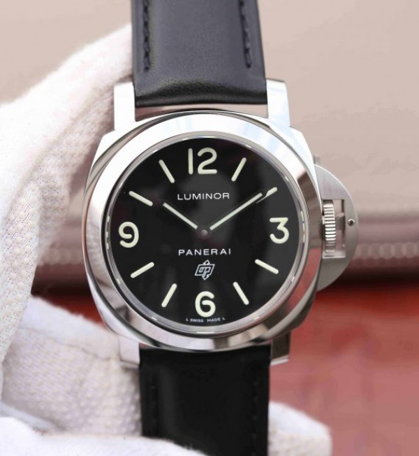 Panerai XF PAM000 Black Dial Black Leather Strap A6497