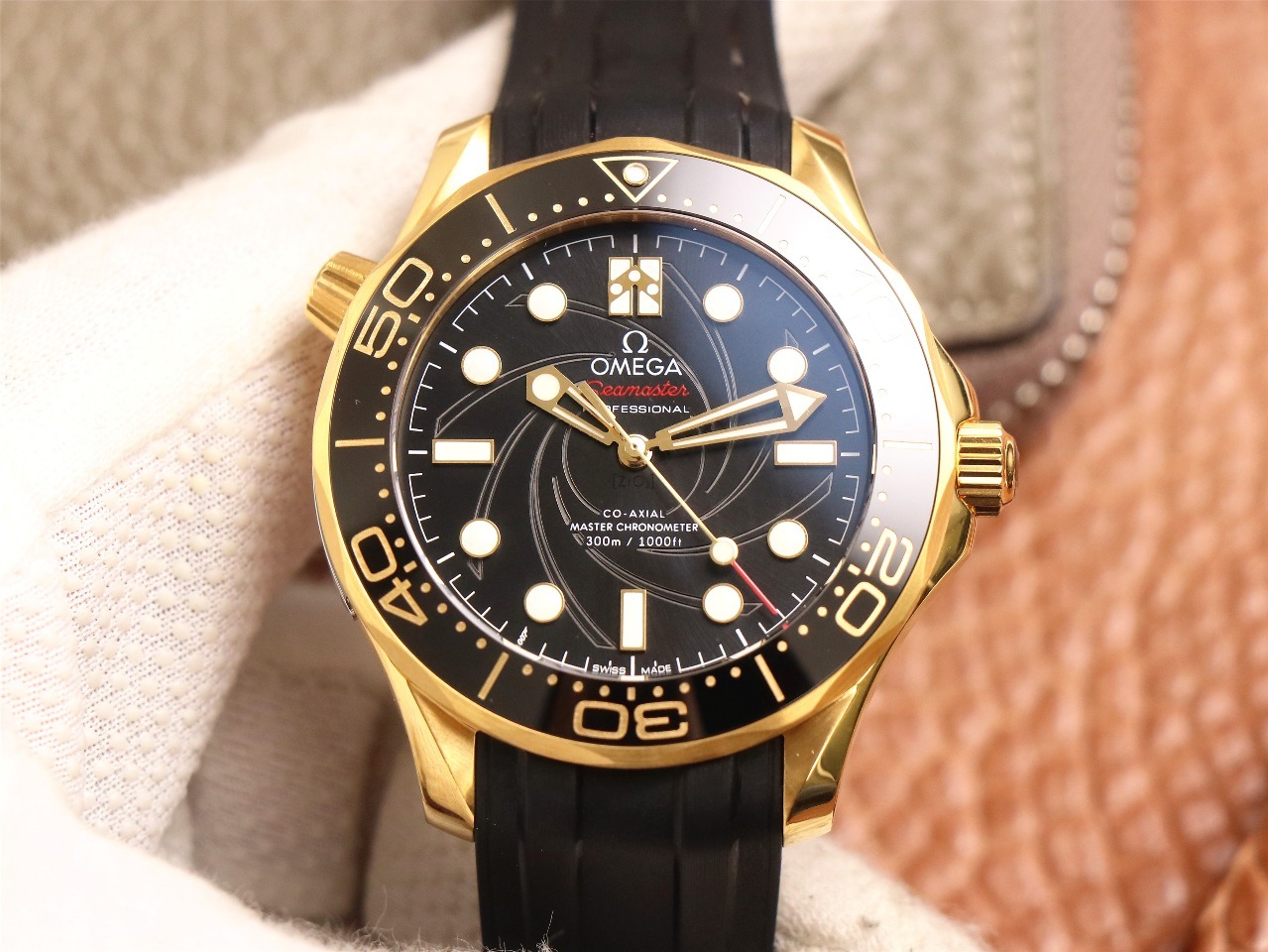 Omega Seamaster 300M Co-Axial Master 18K Gold - 1:1 Superclone