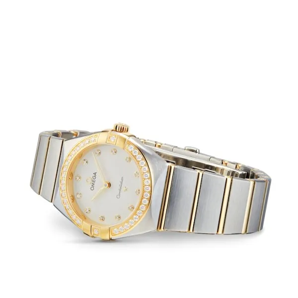 Omega Constellation Women Quartz Mother of Pearl Stainless Steel Watch O13125286052002 - gallery