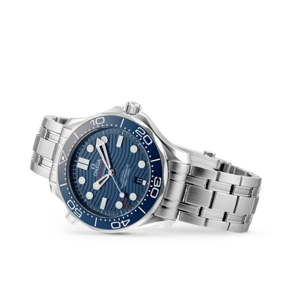 Omega Seamaster Men Automatic Blue Stainless Steel Watch O21030422003001 - gallery