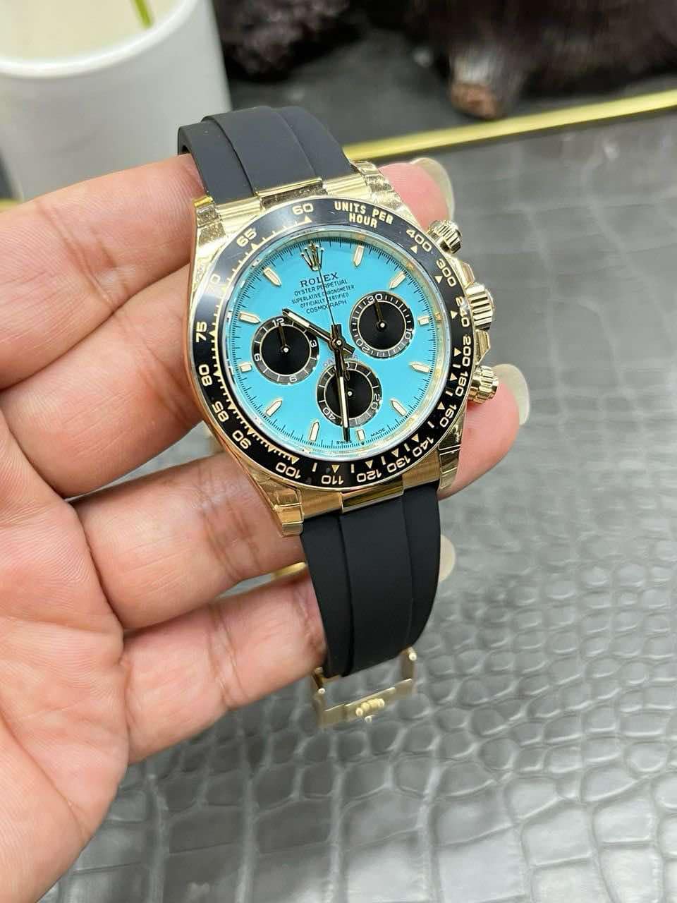 Rolex Daytona Super Clone 126518LN Tiffany Dial 40mm - gallery