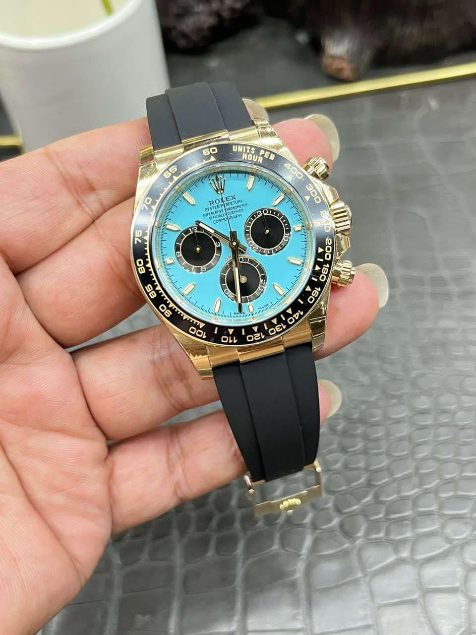 Rolex Daytona Super Clone 126518LN Tiffany Dial 40mm - gallery