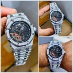 Audemars Piguet Double Balance Open Worked Silver Diamond - gallery