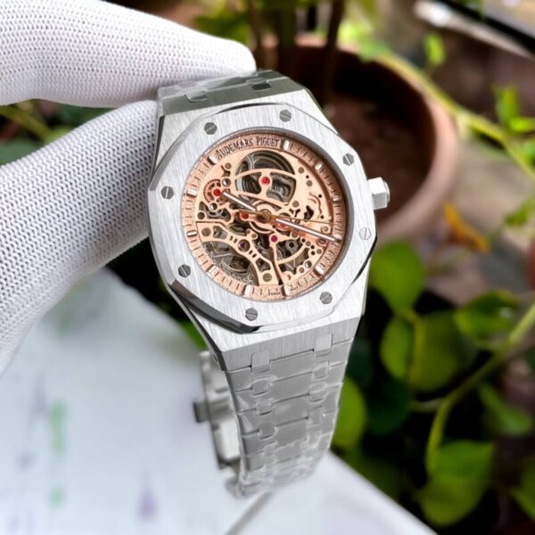 Audemars Piguet Double Balance Open-Worked Rainbow Bezel - gallery