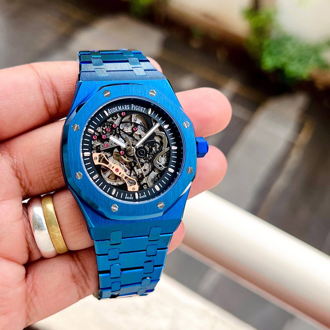 Audemars Piguet Double Balance Wheel Full Blue 41mm  Watch