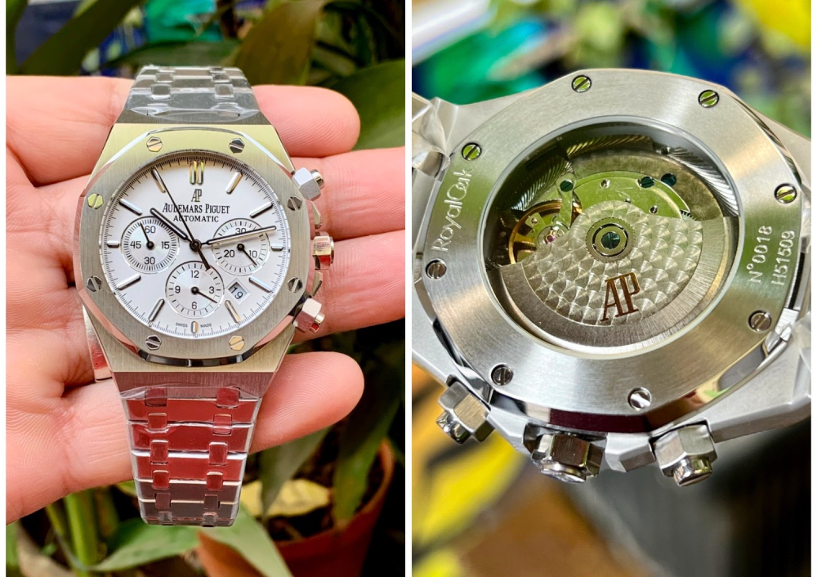 Audemars Piguet Royal Oak Chronograph White Dial