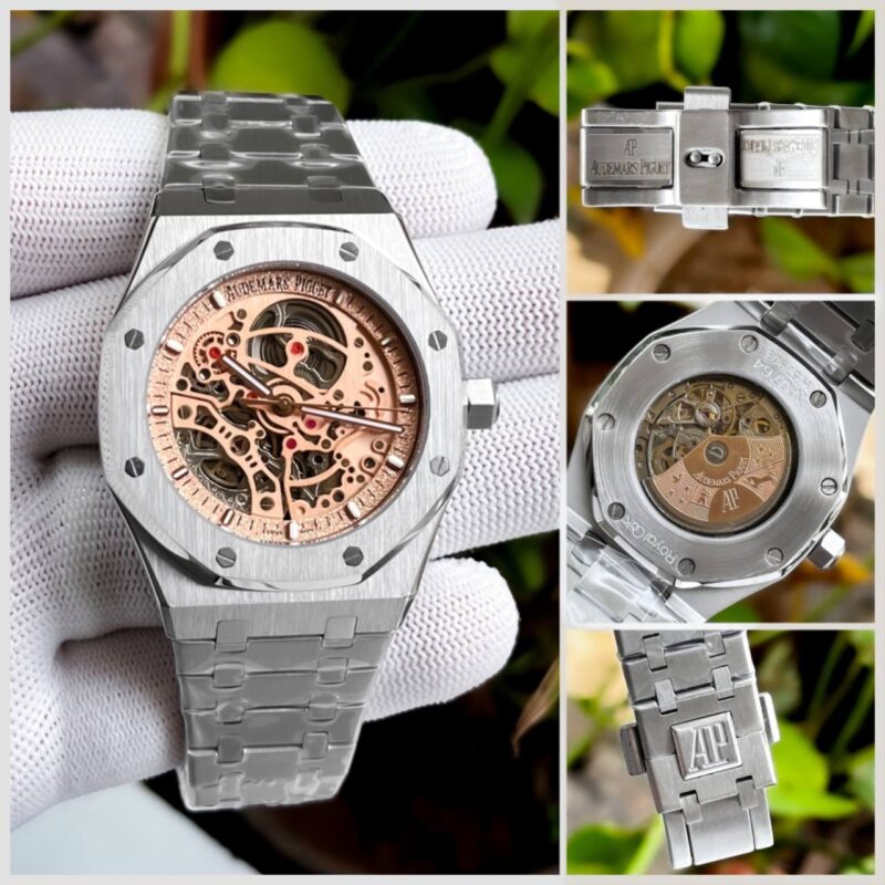 Audemars Piguet Royal Oak Double Balance Silver Salmon Dial - gallery