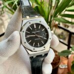 Audemars Piguet Royal Oak Leather Black Dial - gallery