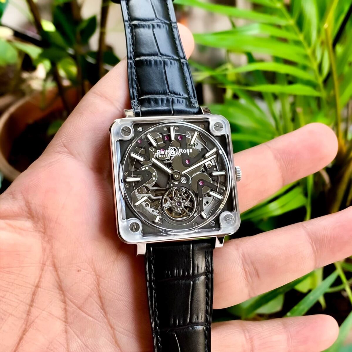 Bell & Ross BR X2 Tourbillon Micro Rotor Black Silver Edition - gallery