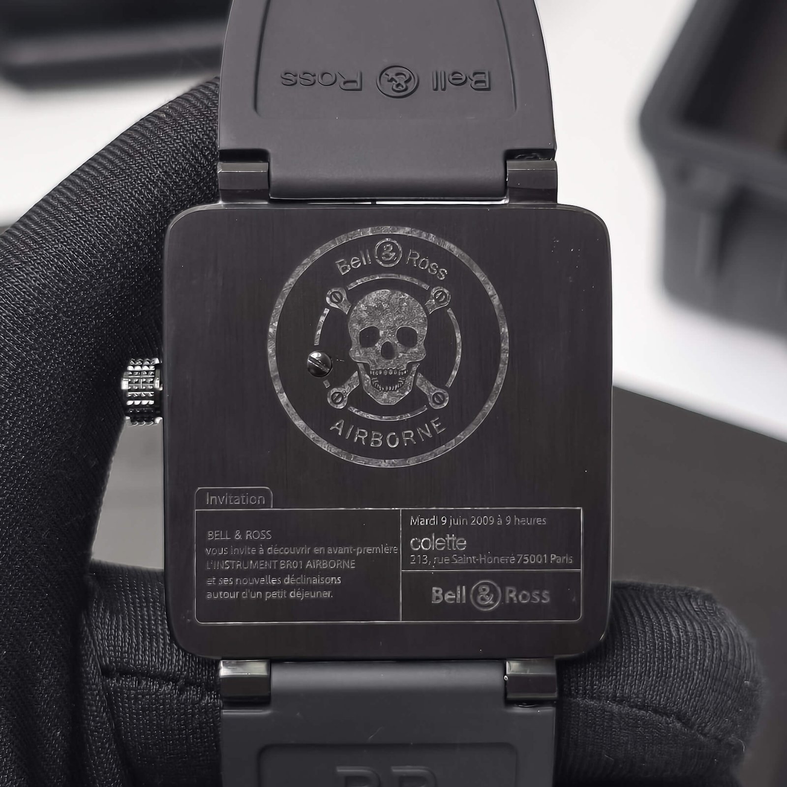Bell & Ross BR-01 Skull Edition Black 46mm - gallery