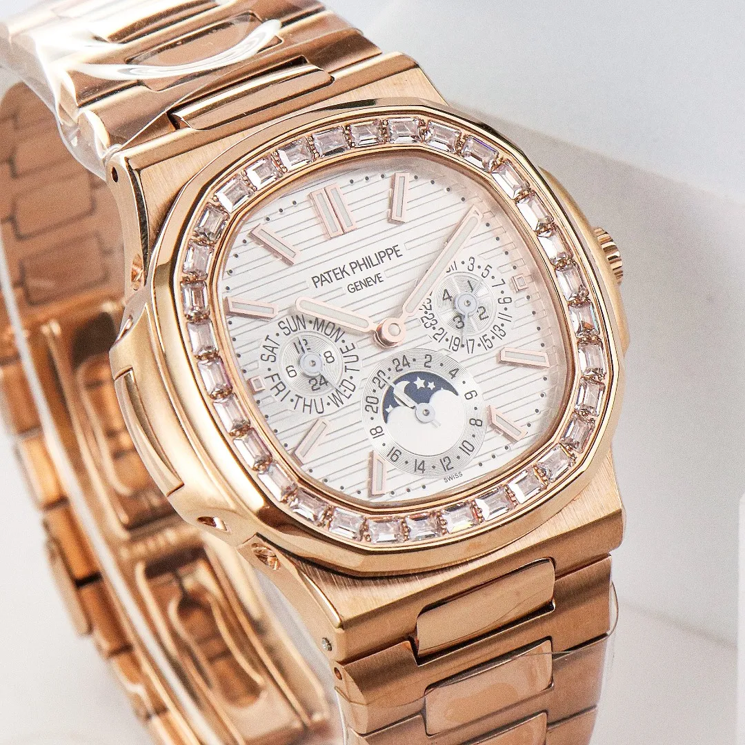 Patek Philippe Rose Gold Nautilus Watch - gallery