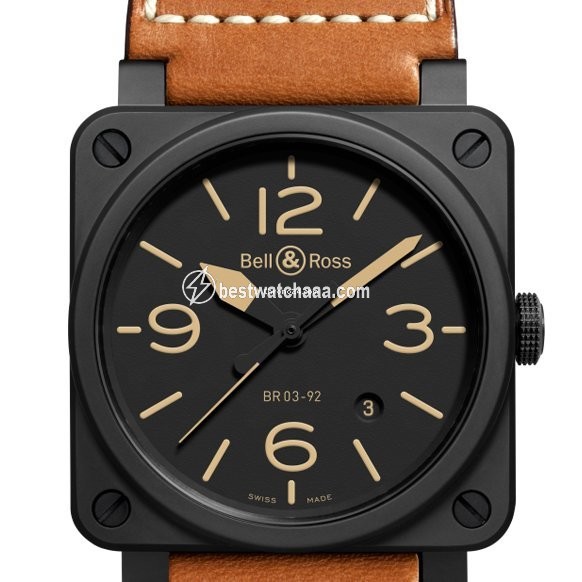 Bell & Ross BR 03-92 Ceramic Mens watch Unisex Automatic Ceramic BR0392-HERITAGE-CE