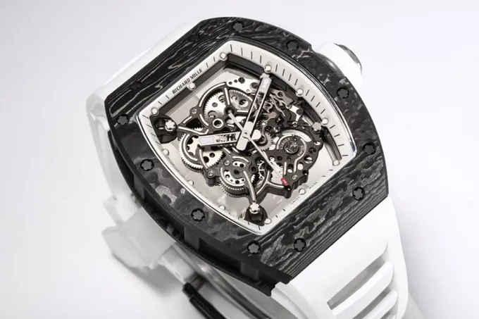 Richard Mille RM055 Black Carbon Fiber Watch - gallery