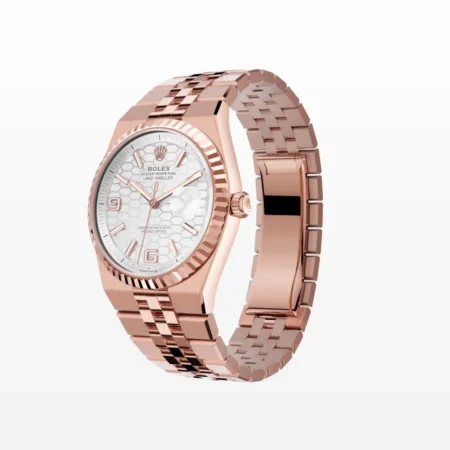 Rolex Super Clone Land Dweller 36mm Everose Gold - gallery