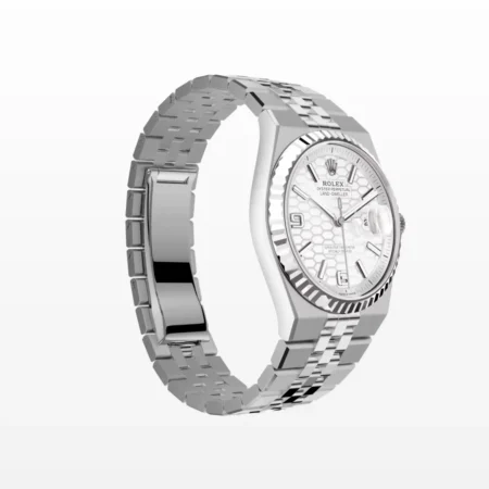 Rolex Super Clone Land Dweller 36mm Oystersteel and White Gold - gallery