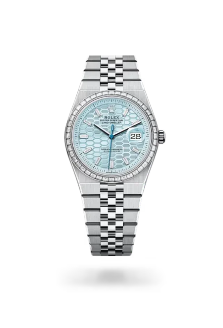 Rolex Super Clone Land Dweller 36mm Platinum and Diamonds