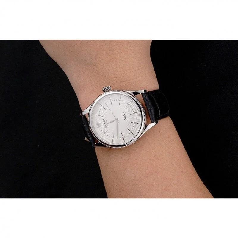 Superclone Rolex Cellini 38mm White Dial REP016805 - gallery