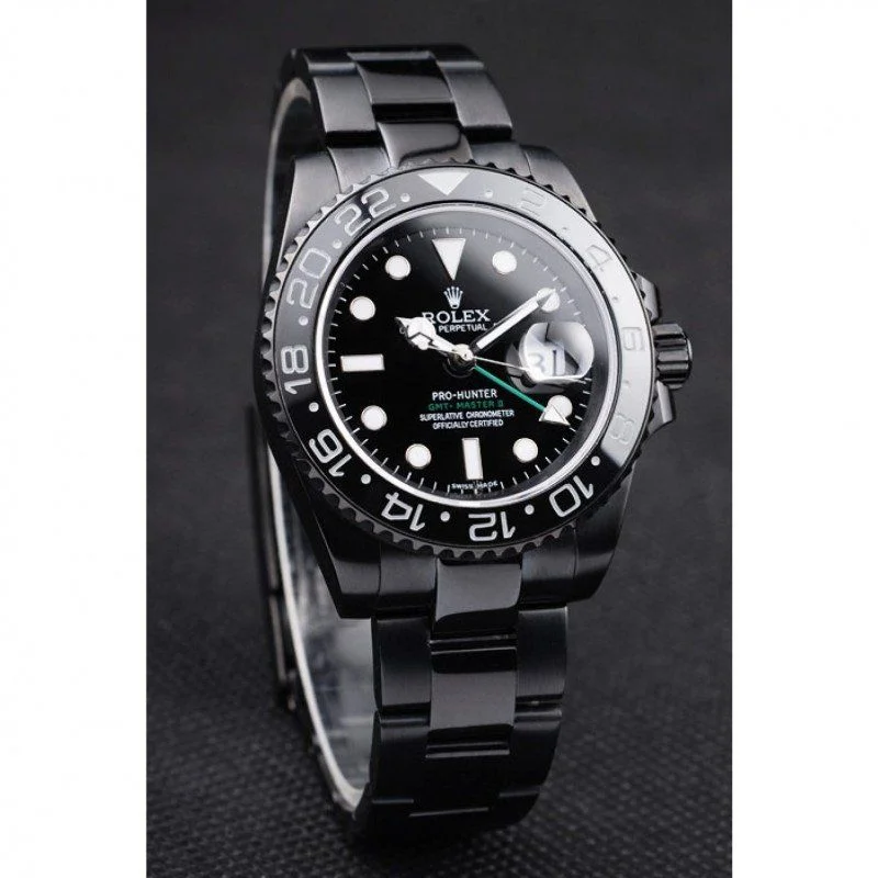 Superclone Rolex GMT-Master II 39mm Black Dial REP016828 - gallery