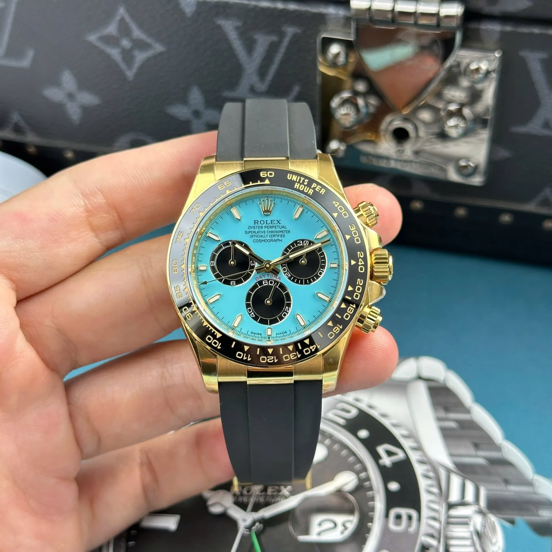 Superclone Rolex Daytona 40 mm 126518LN Tiffany Dial - gallery