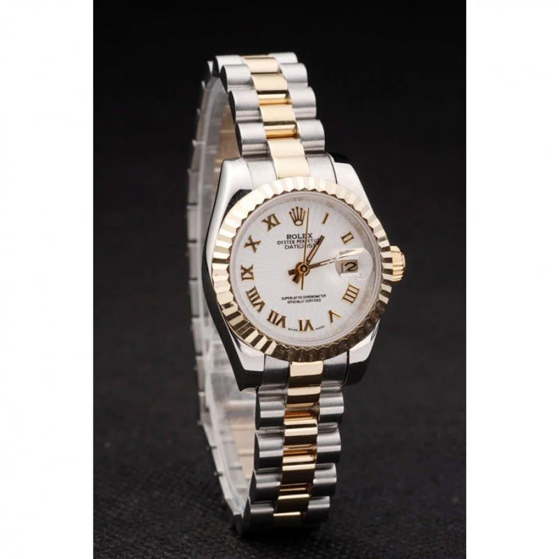 Superclone Rolex Datejust 26mm White Dial SRL104 - gallery