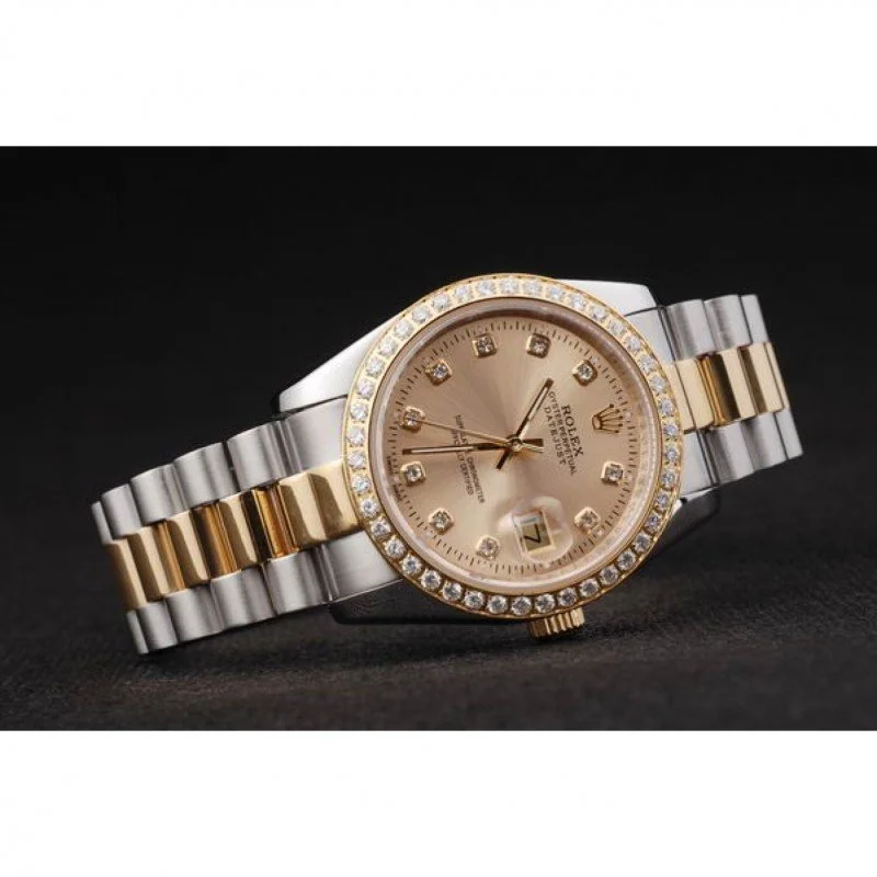 Superclone Rolex Datejust 36mm Gold Dial SRL40 - gallery