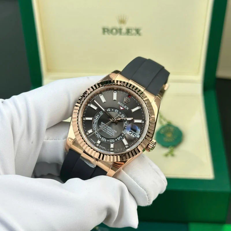 Superclone Rolex Sky-Dweller 42 mm Slate Dial 336235 - gallery