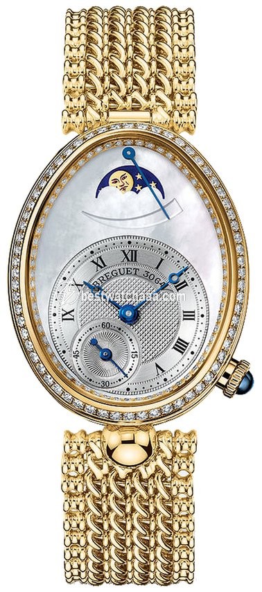 Breguet Reine de Naples Womens watch Automatic Yellow gold 8908ba 52 j20.d000