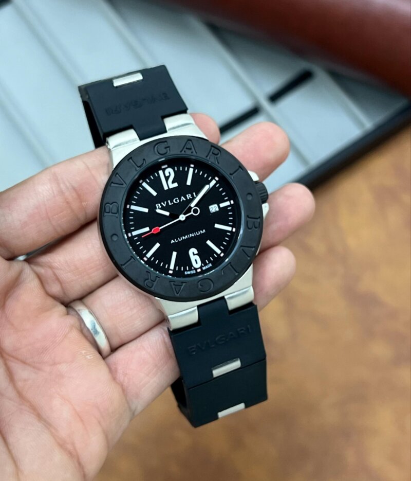 Bvlgari Diagono Titanium Black Dial - gallery