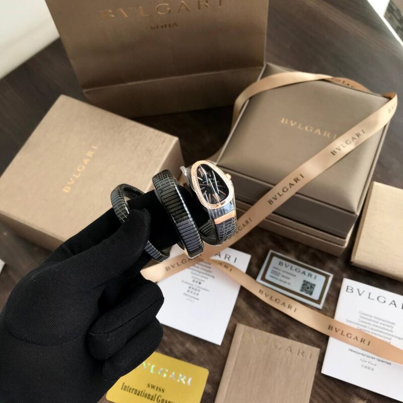 Bvlgari Serpenti Spiga Black Dial 35mm - gallery
