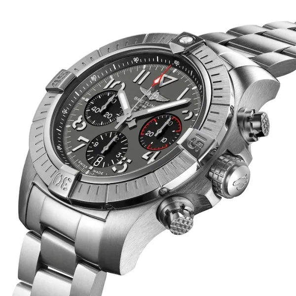 Breitling Avenger Men Automatic Grey Stainless Steel Watch AB01821A1B1A1 - gallery