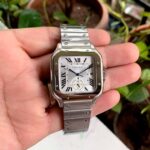 Cartier De Santos Dual Time White Dial - gallery
