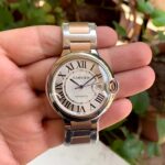 Cartier Ballon Bleu Gents Rosegold White Dial - gallery