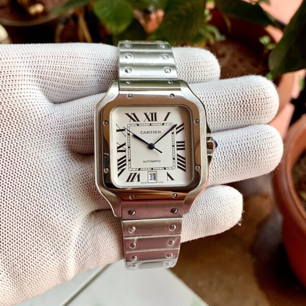 Cartier De Santos Rosegold Black Dial - gallery