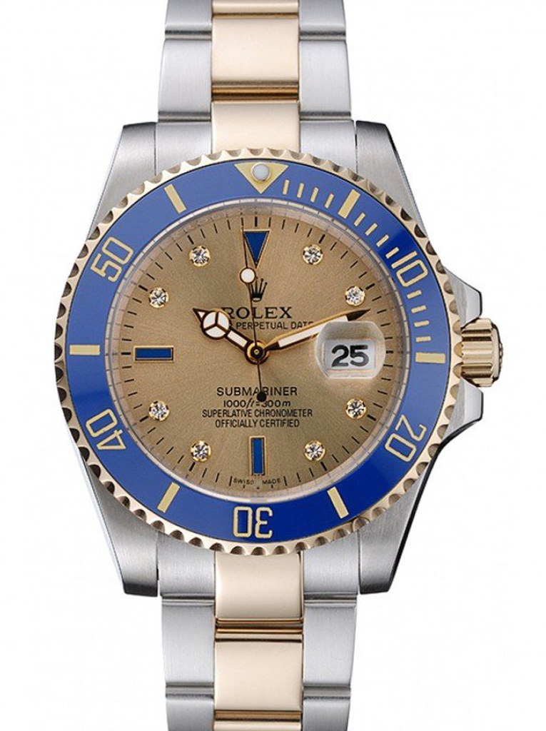 Rolex Submariner 40mm Gold Dial rl55 Super Clone