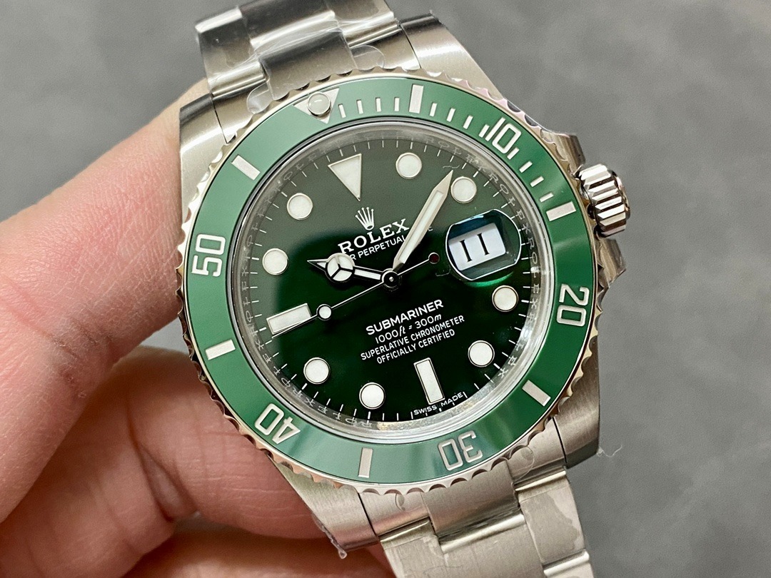 Rolex Submariner Green Dial “Hulk” 116610LV Super Clone 3235 Movement - gallery