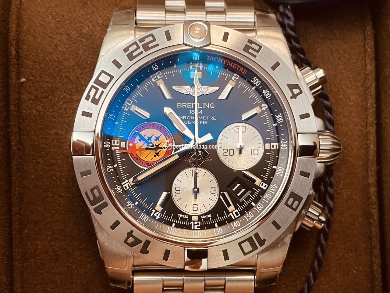 Breitling Chronomat 44 GMT Mens watch Unisex Automatic AB04203J BD29 - gallery