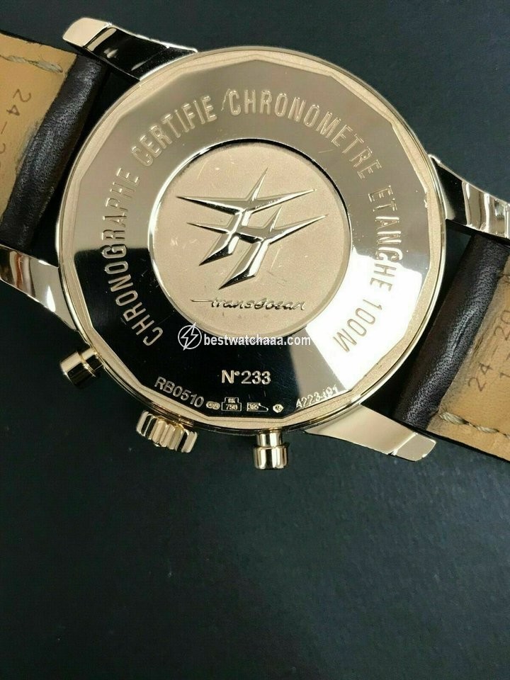 Breitling Transocean Chronograph Unitime Mens watch Unisex Automatic Rose gold RB0510 - gallery