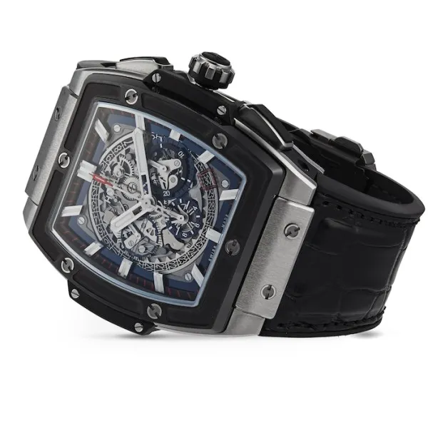 Hublot Spirit Of Big Bang Men Automatic Skeleton Leather Watch 601.NM.0173.LR - gallery