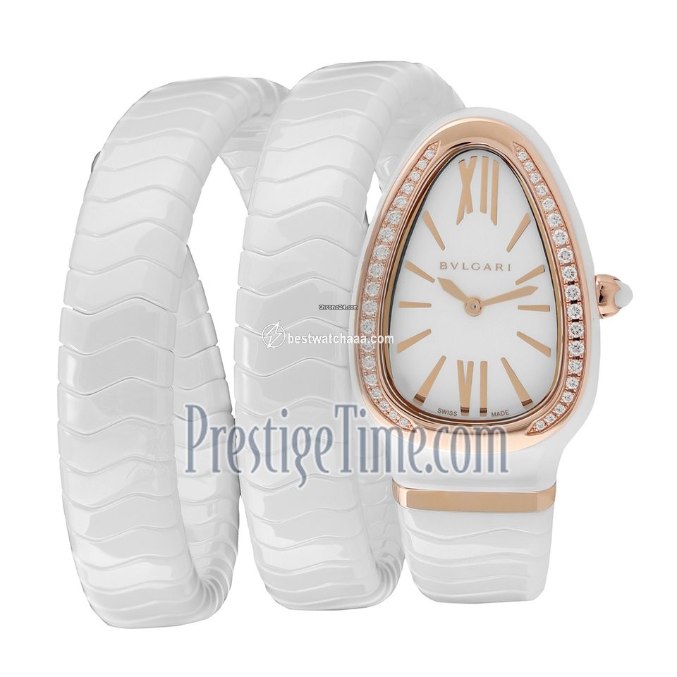 Bulgari Serpenti Womens watch Quartz Ceramic 102886 spc35wcgdwcg.2t