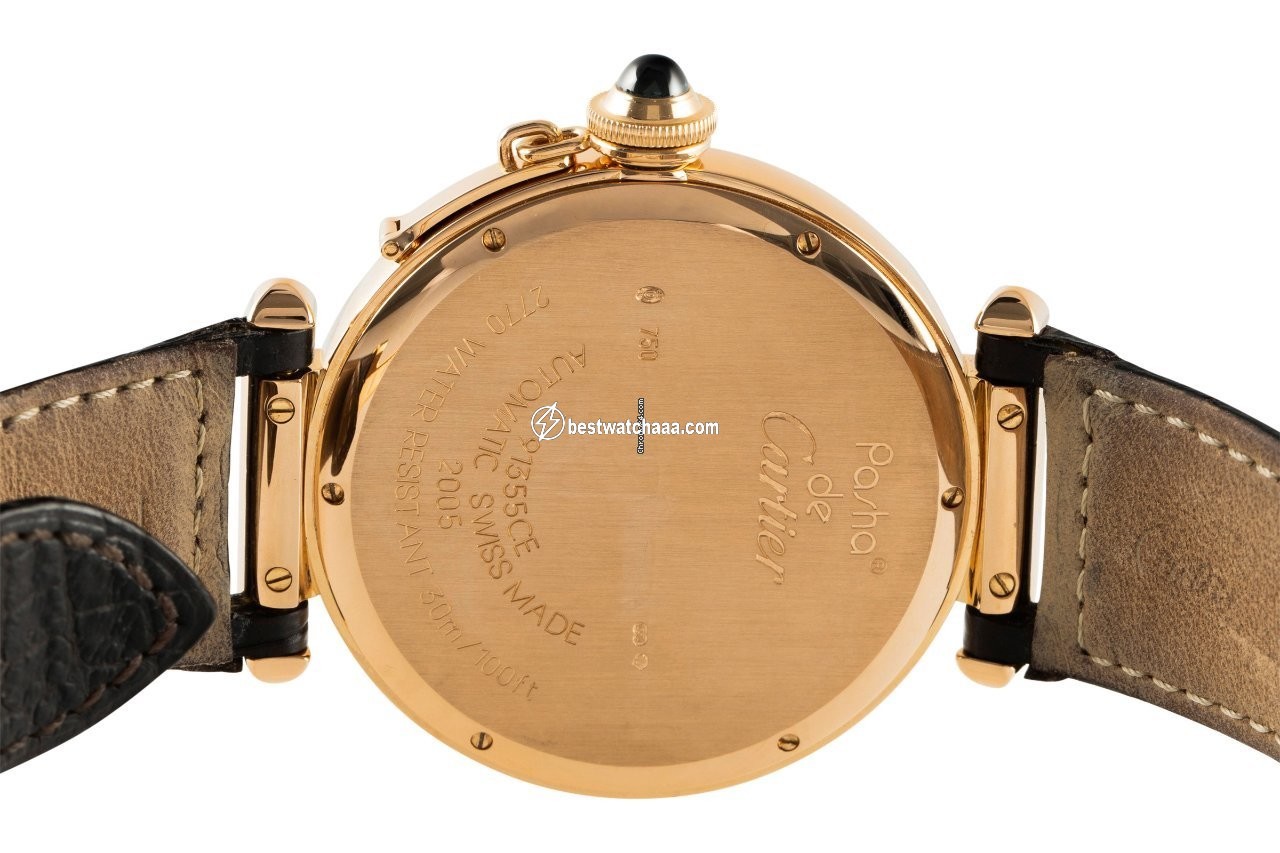 Cartier Pasha Mens watch Unisex Automatic Red gold 2770 - gallery
