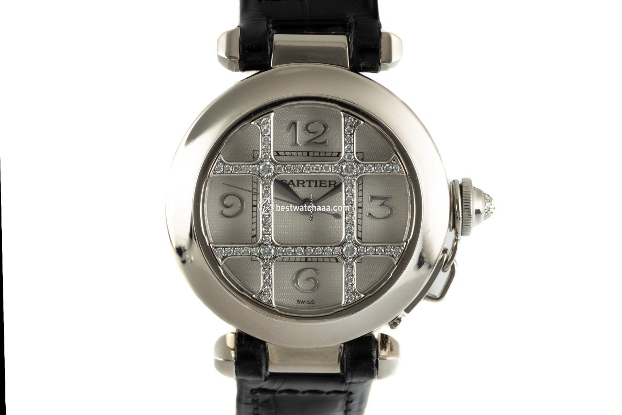 Cartier Pasha Womens watch Automatic White gold 2400