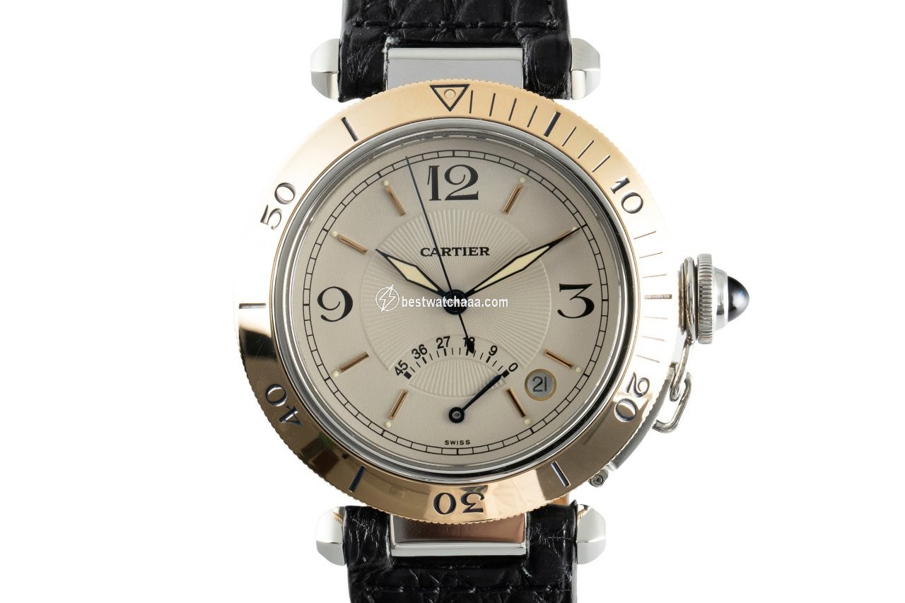 Cartier Pasha Mens watch Unisex Automatic Gold Steel 1033