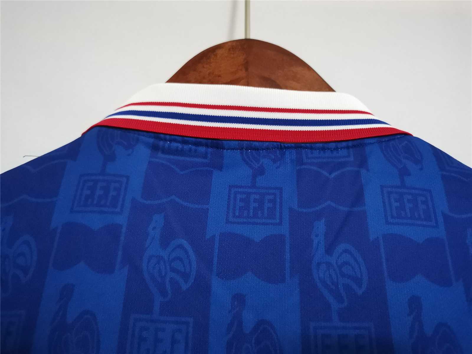 1996 France Euro Cup Home Retro Jersey - view 9