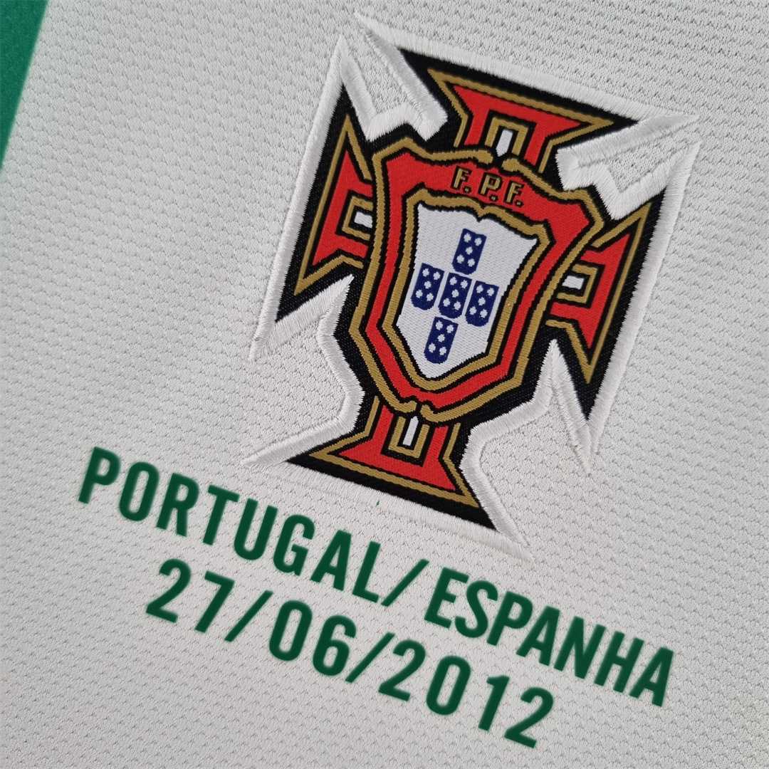 2012 Portugal  Euro Cup Away Retro Jersey Long Sleeve - view 4