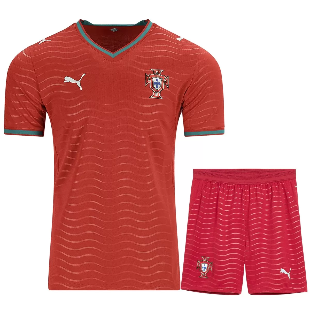 2026 Portugal Home World Cup Soccer Full Kit Jersey+Shorts+Socks - view 3