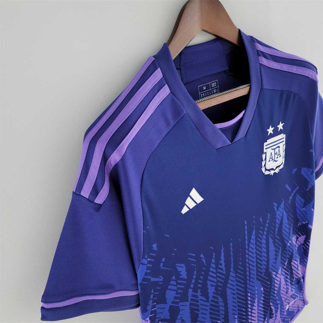2022 Argentina World Cup Soccer Away Jersey Fan Version - view 5