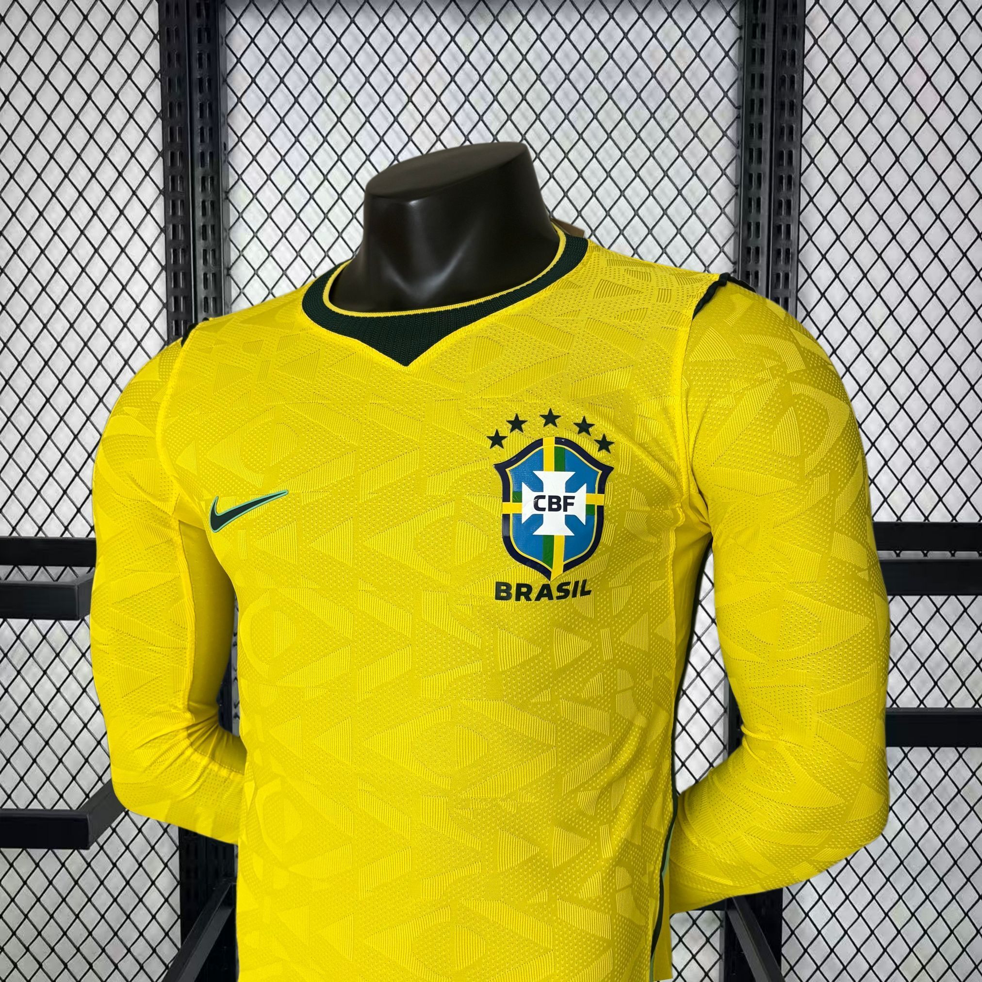 2026 Brazil Home World Cup Jersey Player Version Long Sleeve - view 8