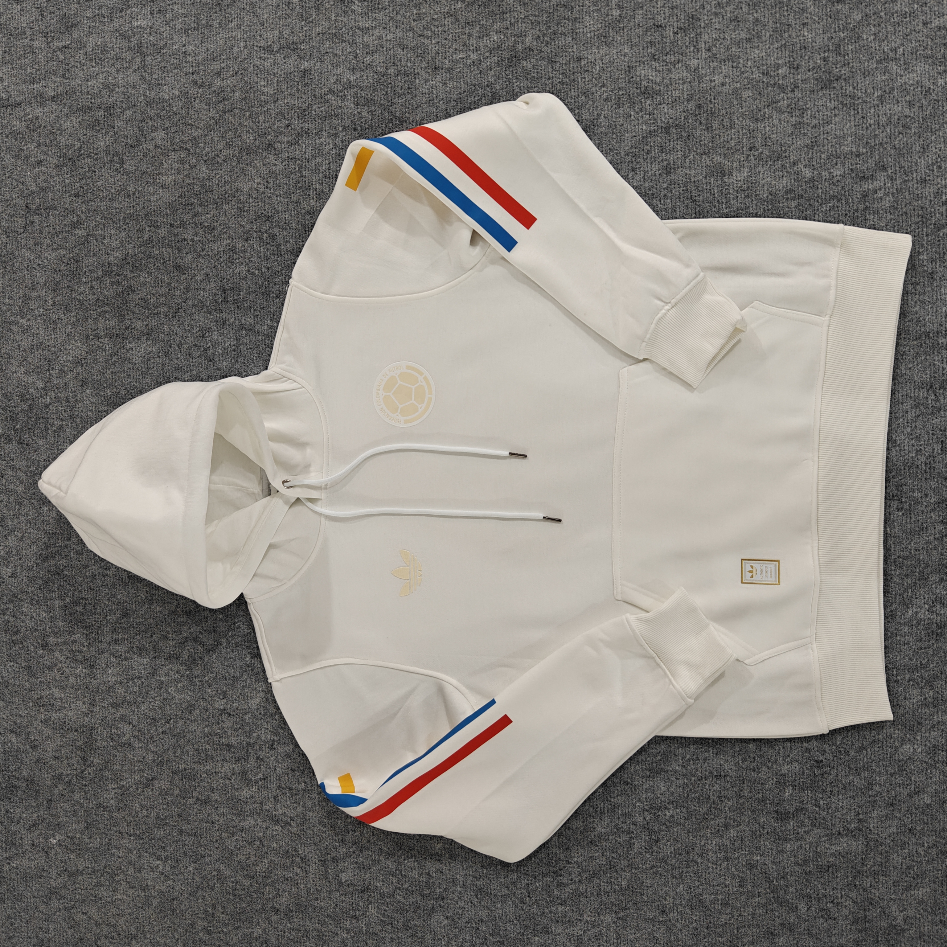 2024 Colombia  100th Anniversary  White Hoodie Jacket 1:1 Thai Quality